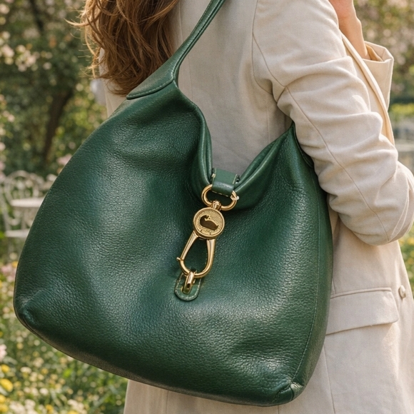 Dooney & Bourke Logo Lock Shoulder Bag - Picture 14 of 14